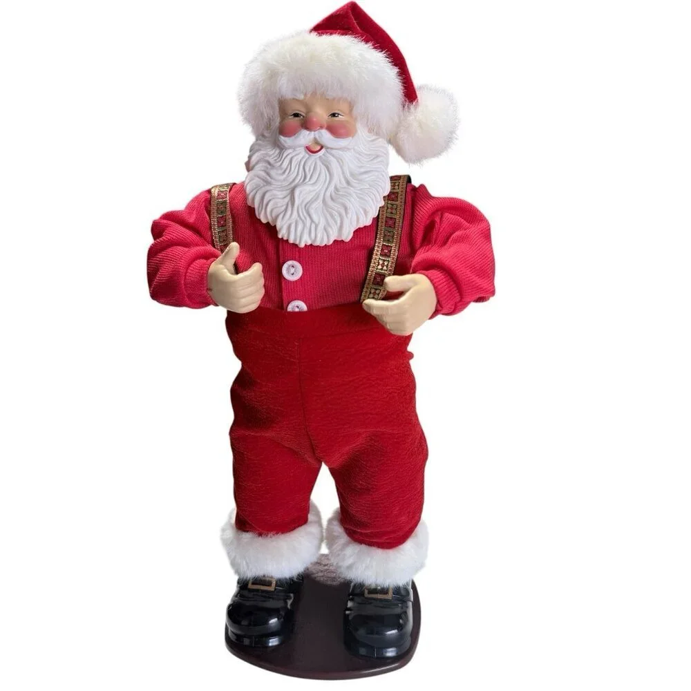 VTG Christmas Fantasy 1998 Rock Dancing Santa Animated Untested No Adapted Parts